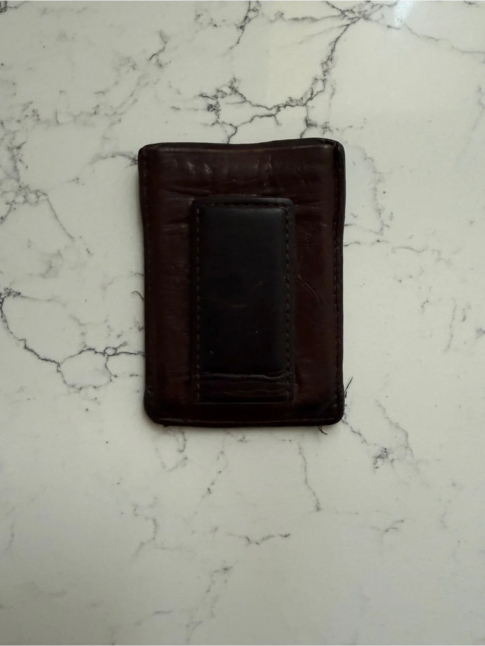 Fossil Card Wallet - Dark Brown